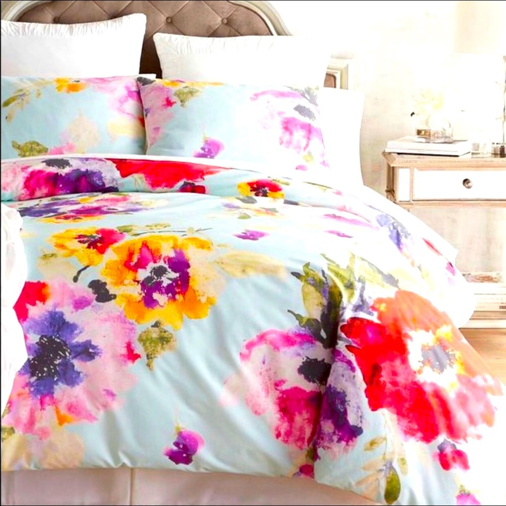 Pier 1 Imports Full Bloom NWT Duvet Cover F/Q